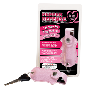 Pepper Defense<sup>®</sup> </br>Brand Self-Defense Spray | .5 Oz. Unit | Pink Holster