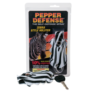 Pepper Defense<sup>®</sup> </br>1/2 oz. Self-Defense Pepper Spray - Zebra