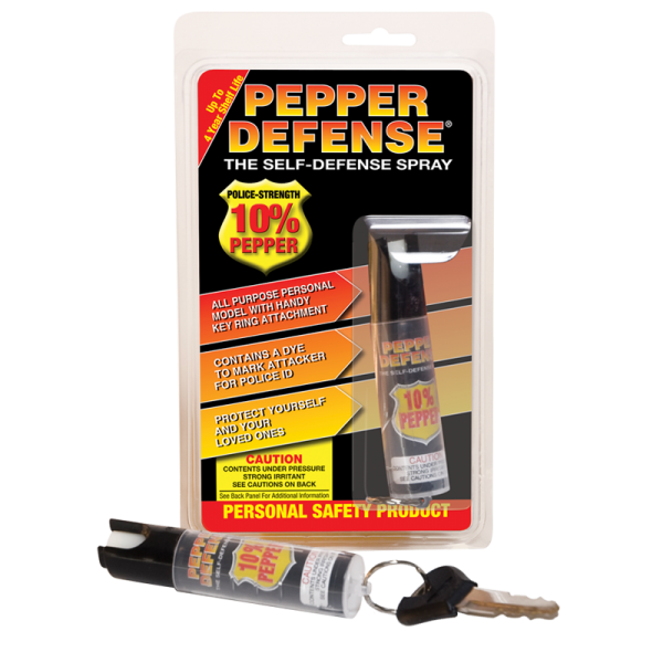 Pepper Defense 3/4 oz. Self-Defense Pepper Spray with Key Ring