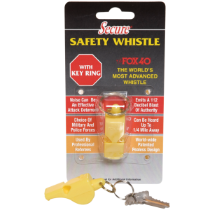 Secure FOX40 Safety Whistle - Yellow