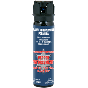 Pepper Enforcement® Brand Pepper Spray Law Enforcement Formula - 4 oz canister
