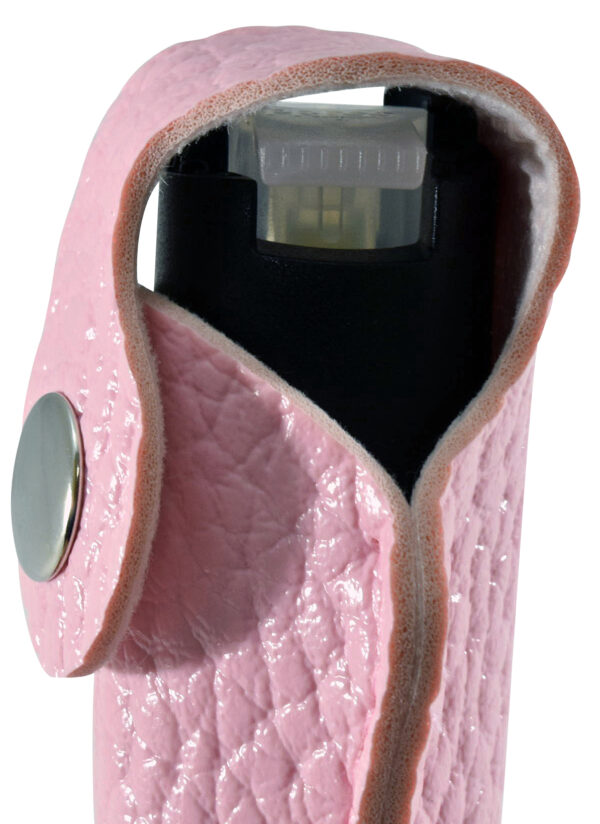 Pepper Defense<sup>®</sup> </br>Brand Self-Defense Spray | .5 Oz. Unit | Pink Holster - Image 3