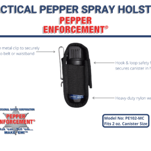2 oz. Holster w/Clip for Pepper Enforcement® Brand Pepper Spray