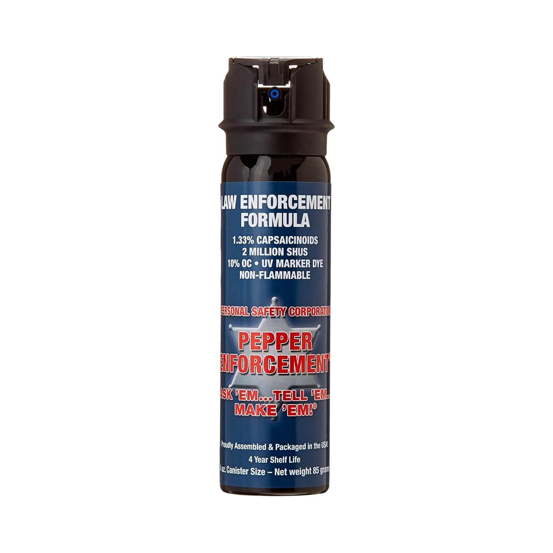 Pepper Enforcement® Brand Pepper Spray Law Enforcement Formula - 4 oz canister