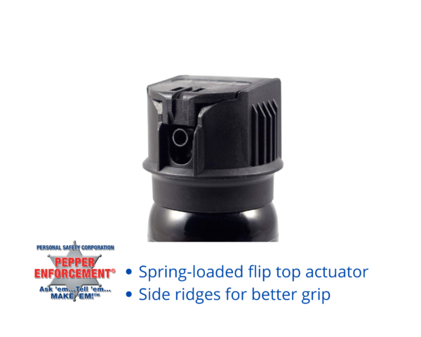 Pepper Enforcement Flip-Top Actuator