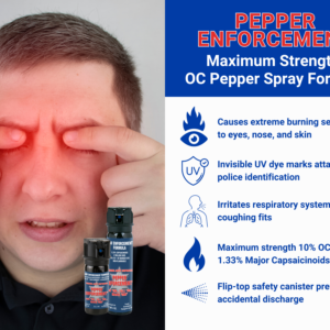Pepper Enforcement maximum police strength pepper spray