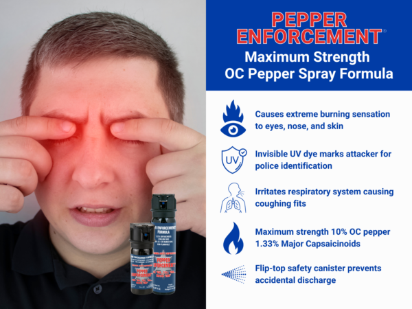 Pepper Enforcement maximum police strength pepper spray